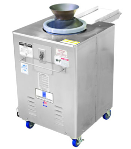 Conical dough rounder