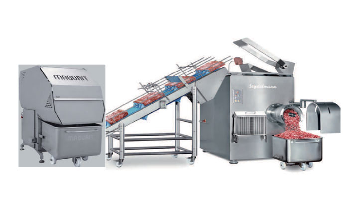 Frozen Meat Cutter & Grinder Machine